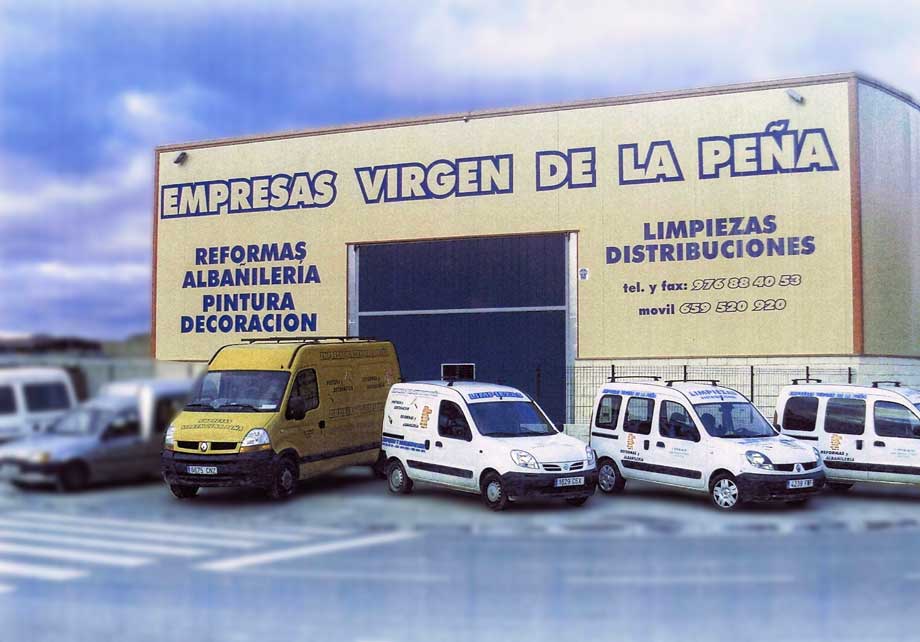Flota de vehículos de Empresas Virgen de la Peña